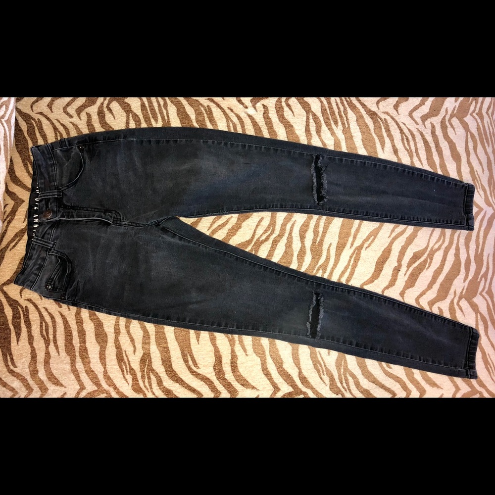 Australian Boutique Faded Black Denim Jeans